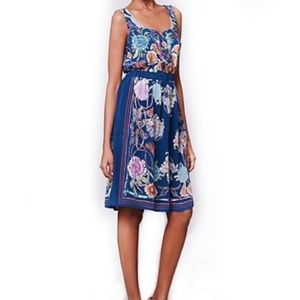MOULINETTE SOEURS Anthropologie Silk Dress